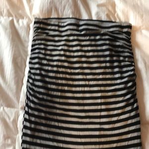 Banana republic striped skirt